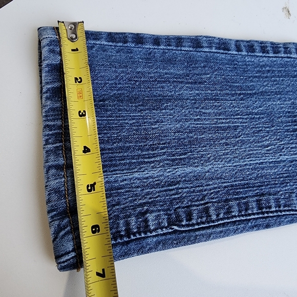 Ecko Red Women’s Jeans Low Rise Straight Stone Embroidered Pockets 3/4 - Picture 12 of 12